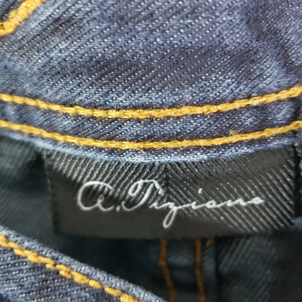 A. TIZIANO Men's Size 44 Blue Solid Straight Leg Jeans EUC